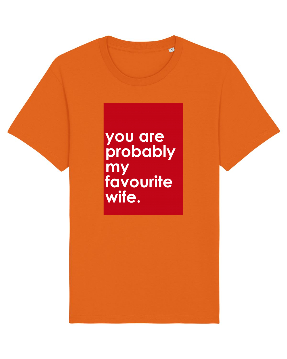 Tricou mânecă scurtă Unisex Rocker Bright Orange