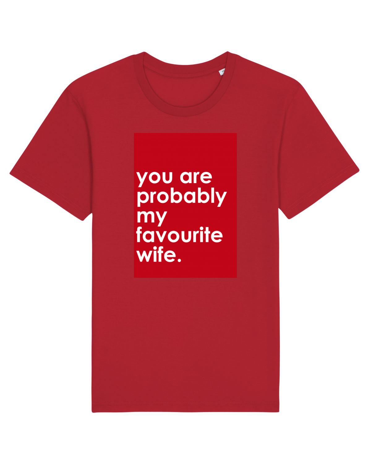 Tricou mânecă scurtă Unisex Rocker Red