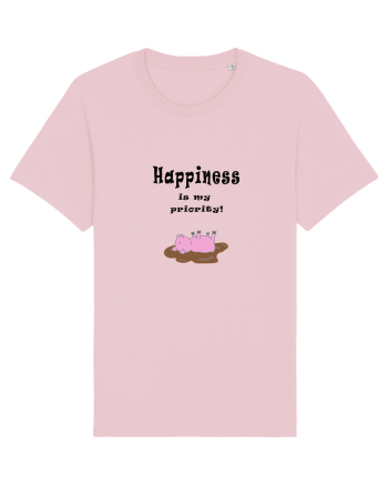 Happiness is my priority Cotton Pink