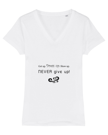 Never give up White