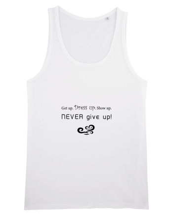 Never give up White