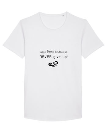 Never give up White