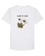 Care pe care Tricou mânecă scurtă guler larg Bărbat Skater