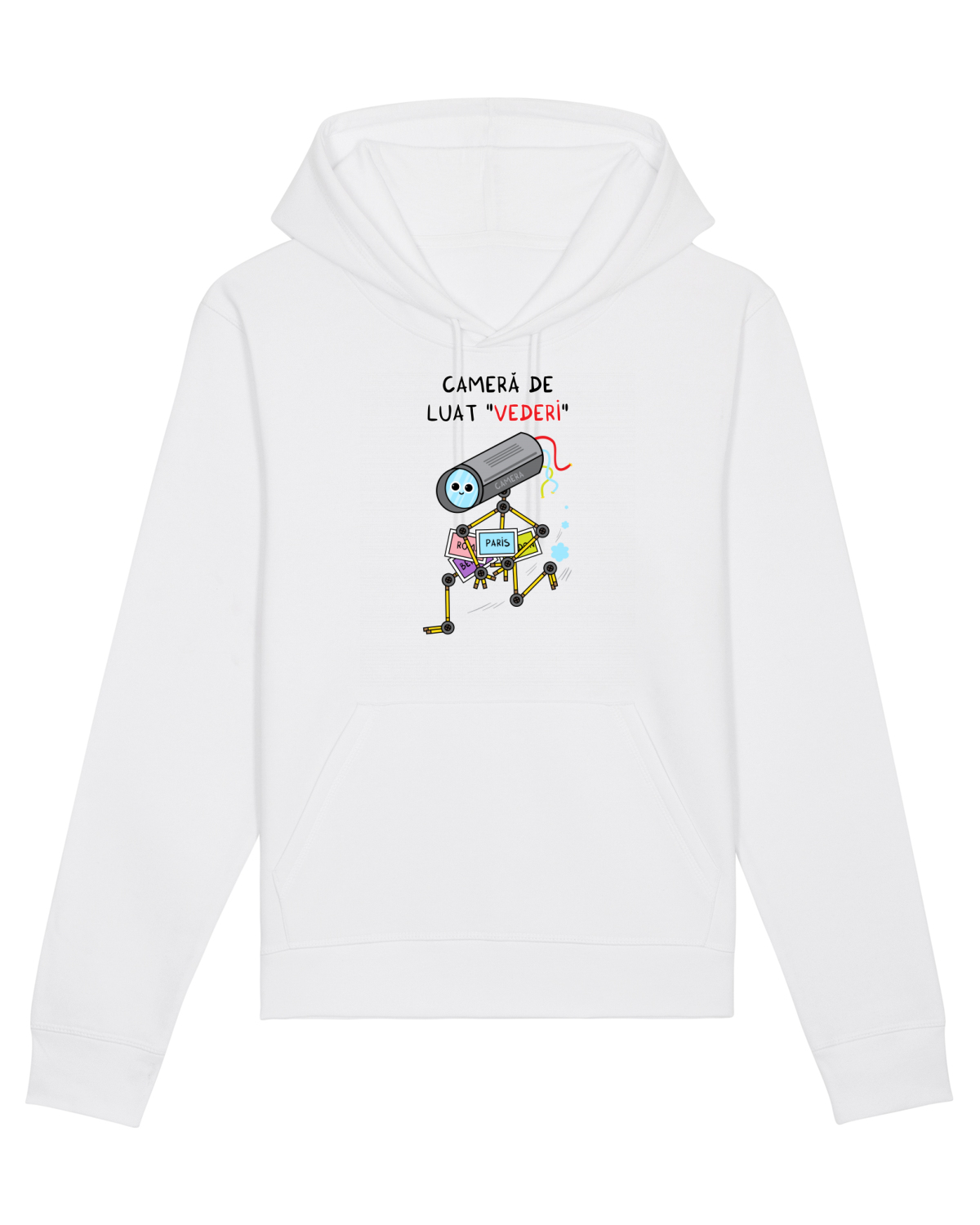 Hanorac Unisex Drummer White