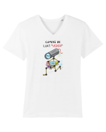 Cameră de luat vederi Tricou mânecă scurtă guler V Bărbat Presenter