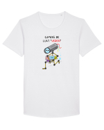 Cameră de luat vederi Tricou mânecă scurtă guler larg Bărbat Skater