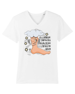 Sa-l apuci pe Dumnezeu de un picior Tricou mânecă scurtă guler V Bărbat Presenter