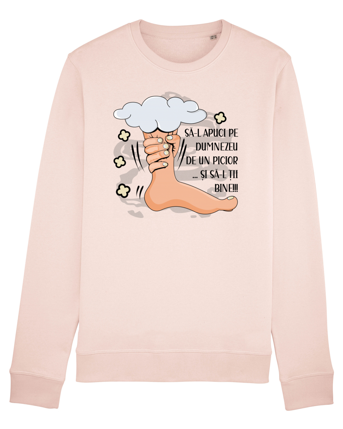 Bluză mânecă lungă Unisex Rise Candy Pink