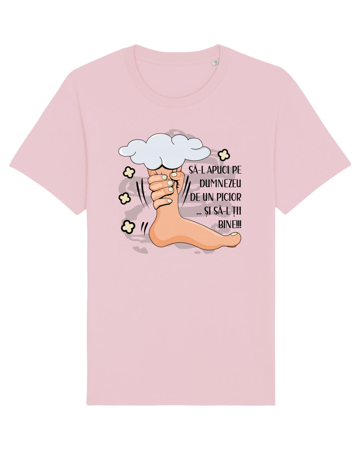 Tricou mânecă scurtă Unisex Rocker Cotton Pink