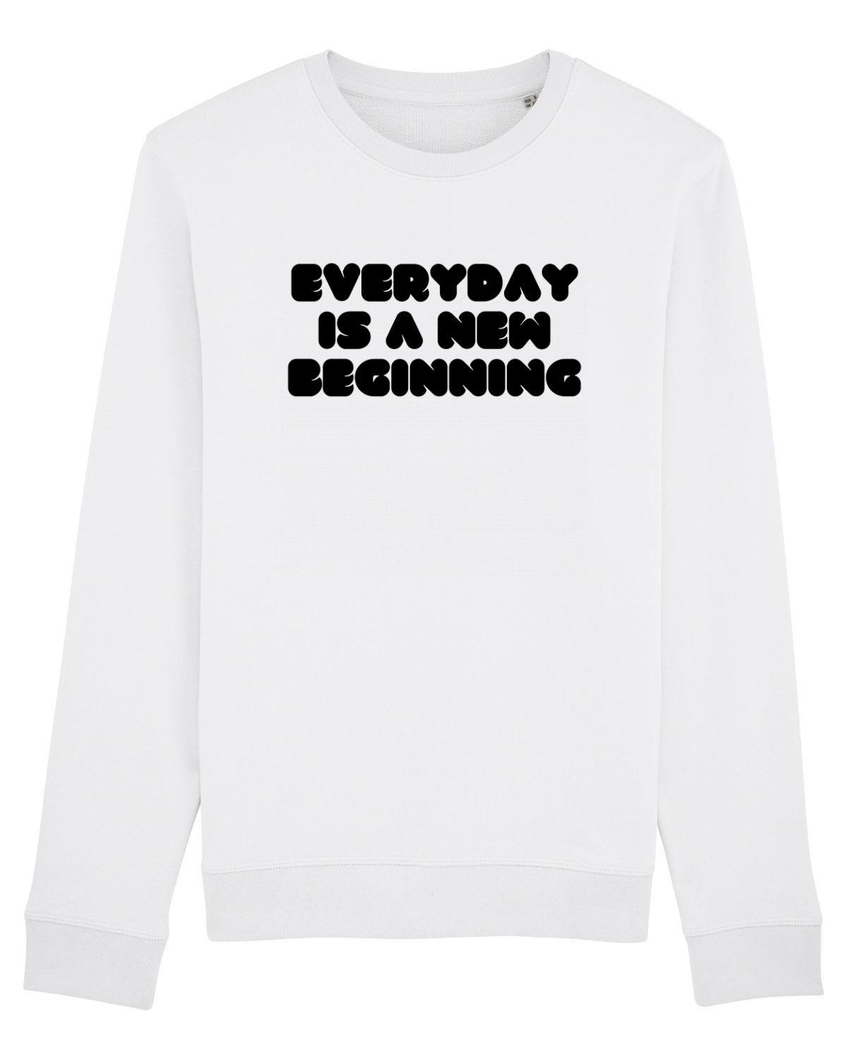 Bluză mânecă lungă Unisex Rise White