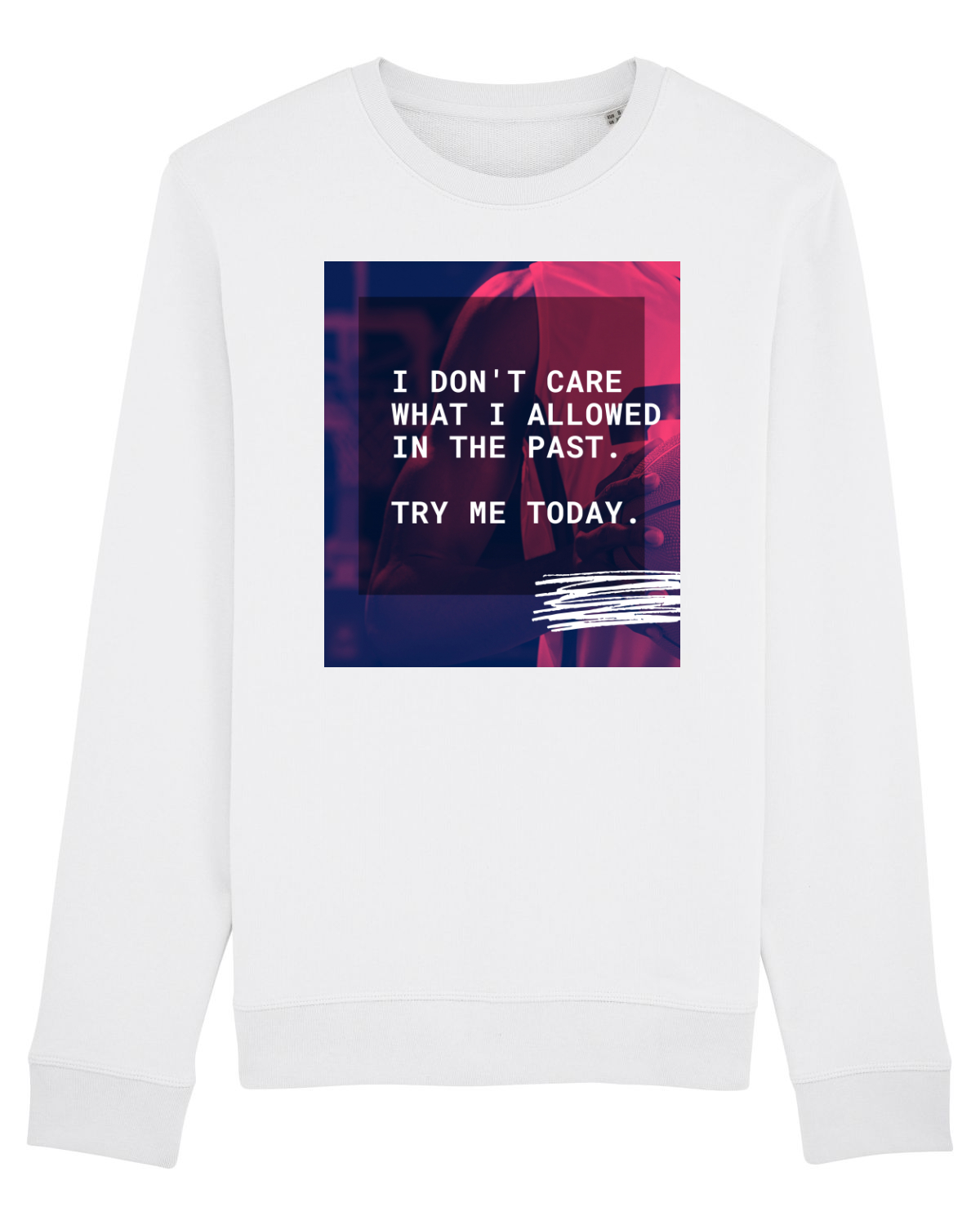 Bluză mânecă lungă Unisex Rise White