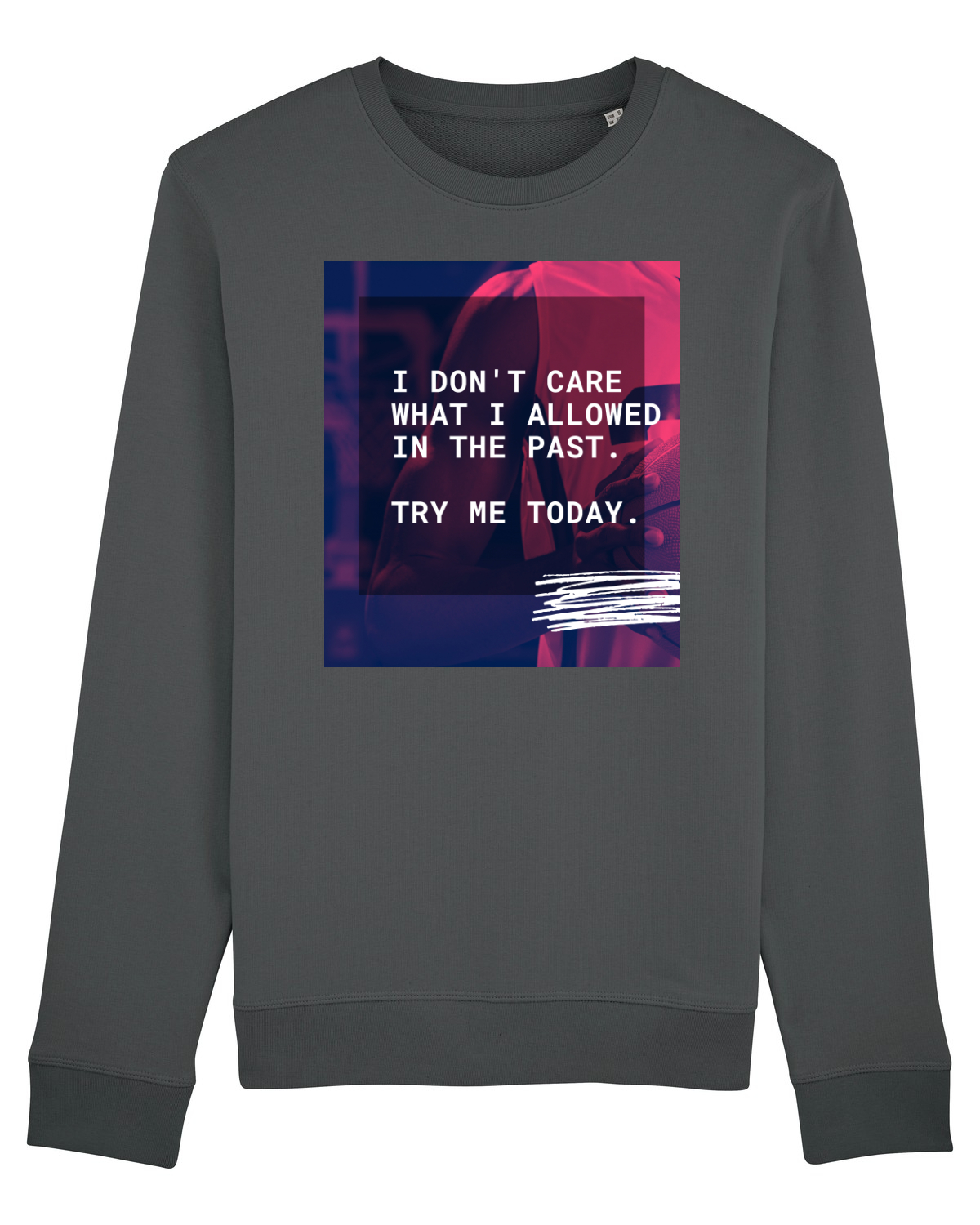 Bluză mânecă lungă Unisex Rise Anthracite