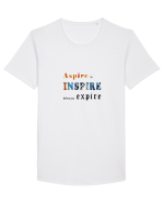 Inspire Tricou mânecă scurtă guler larg Bărbat Skater