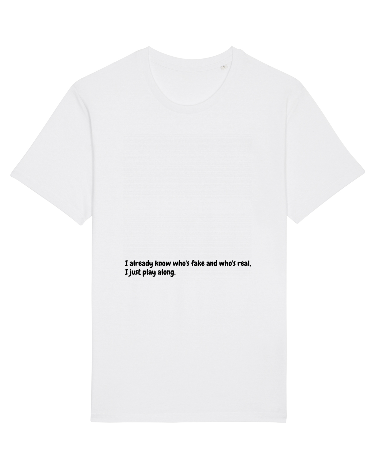 Tricou mânecă scurtă Unisex Rocker White