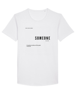 SOMEONE Tricou mânecă scurtă guler larg Bărbat Skater