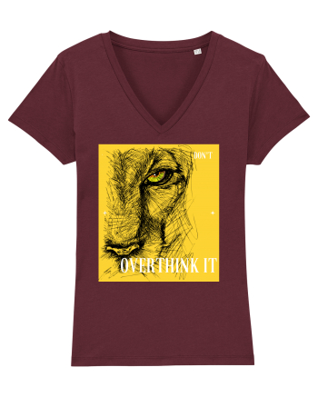 Don't overthink it Burgundy