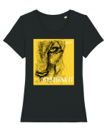 Don't overthink it Tricou mânecă scurtă guler larg fitted Damă Expresser