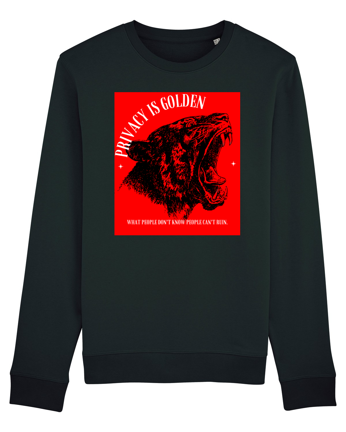 Bluză mânecă lungă Unisex Rise Black