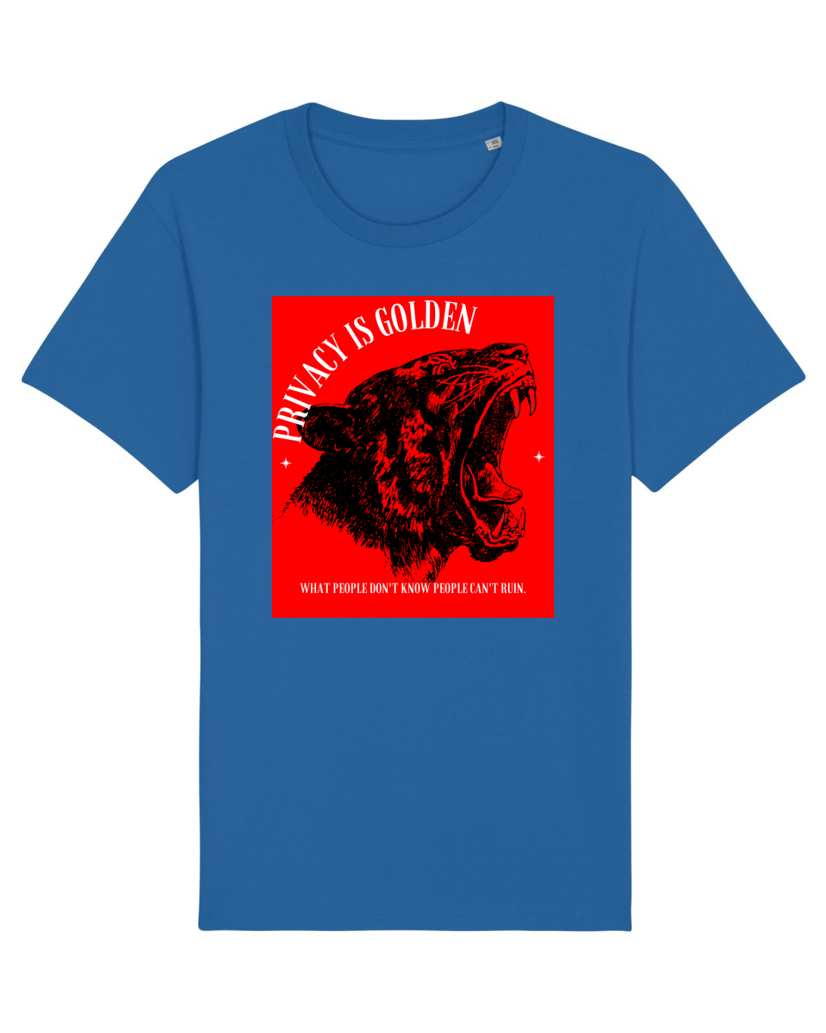 Tricou mânecă scurtă Unisex Rocker Royal Blue