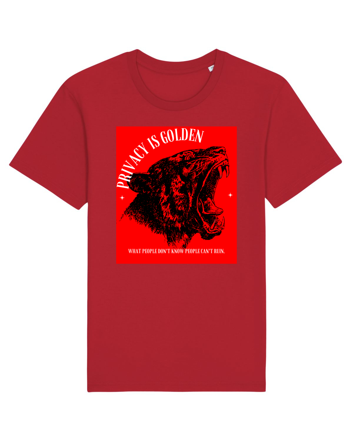 Tricou mânecă scurtă Unisex Rocker Red