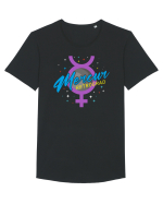 Mercur retrograd Tricou mânecă scurtă guler larg Bărbat Skater