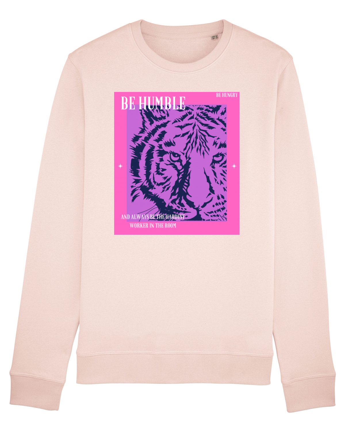 Bluză mânecă lungă Unisex Rise Candy Pink