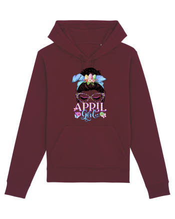 I am a April Girl Aries Berbec Burgundy
