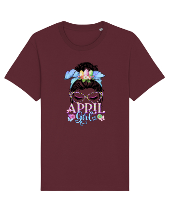 I am a April Girl Aries Berbec Burgundy