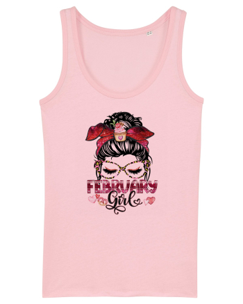 I am a February Girl Aquarius Varsator Cotton Pink