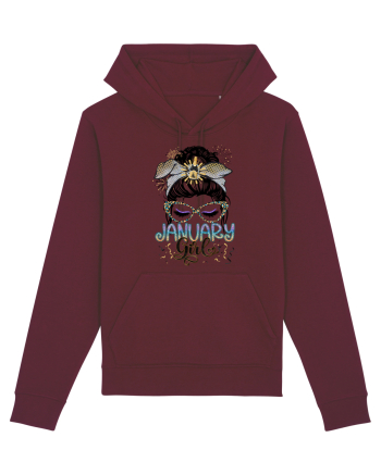 I am a January Girl Capricorn Burgundy
