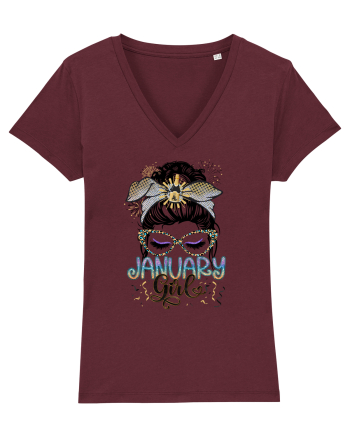 I am a January Girl Capricorn Burgundy