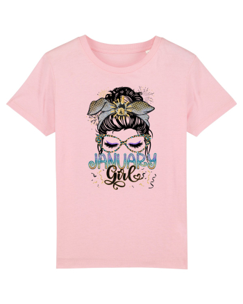 I am a January Girl Capricorn Cotton Pink