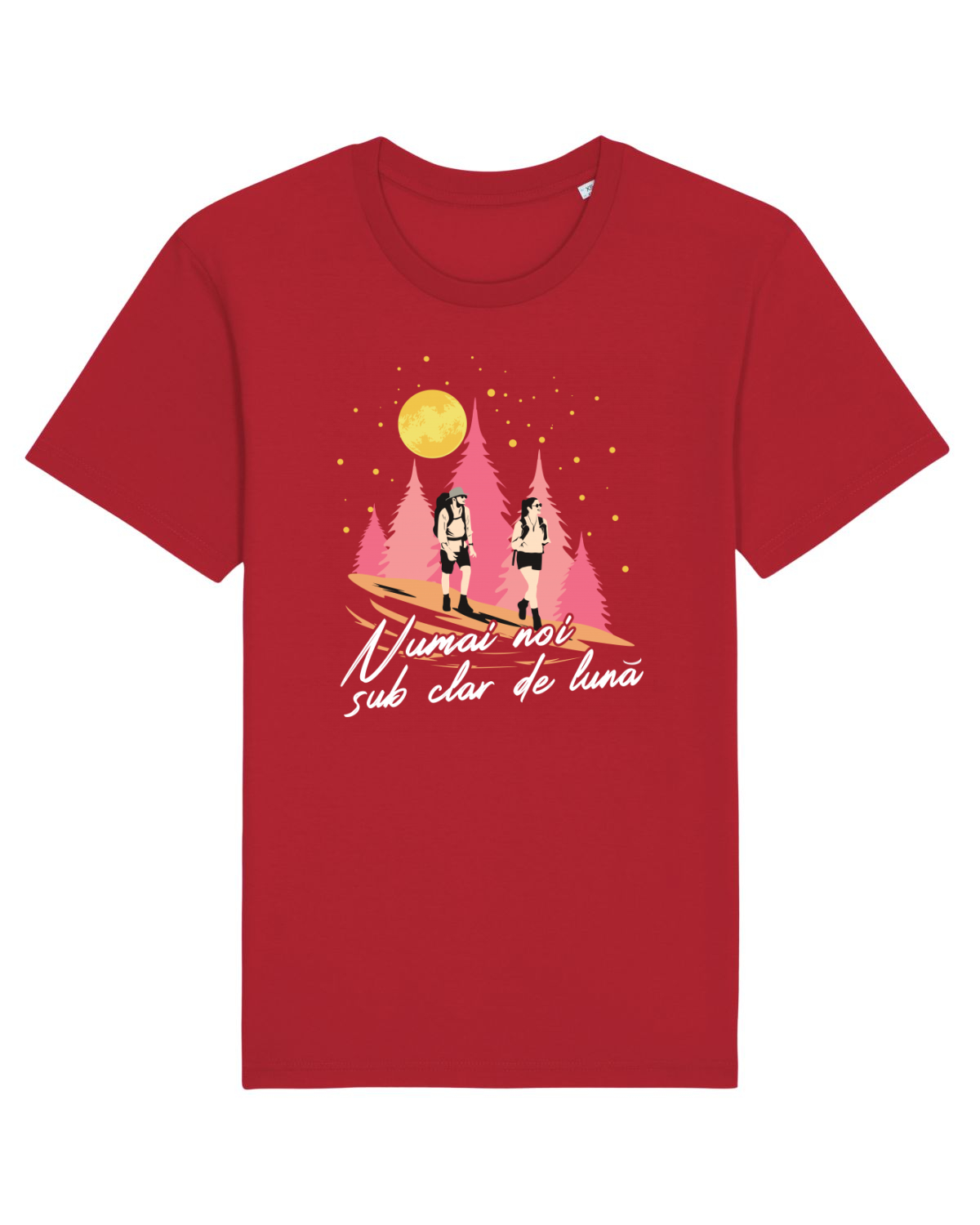 Tricou mânecă scurtă Unisex Rocker Red