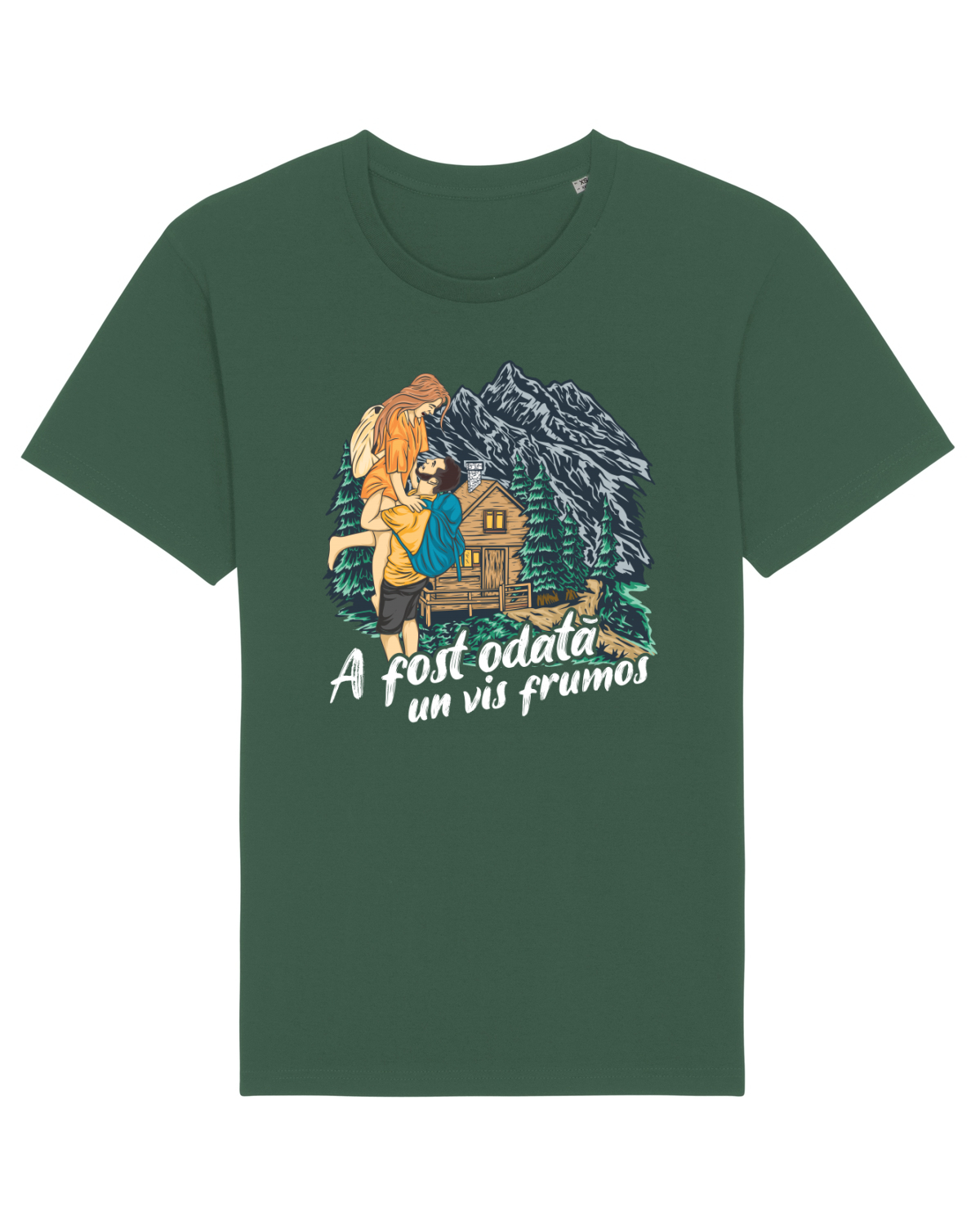 Tricou mânecă scurtă Unisex Rocker Bottle Green