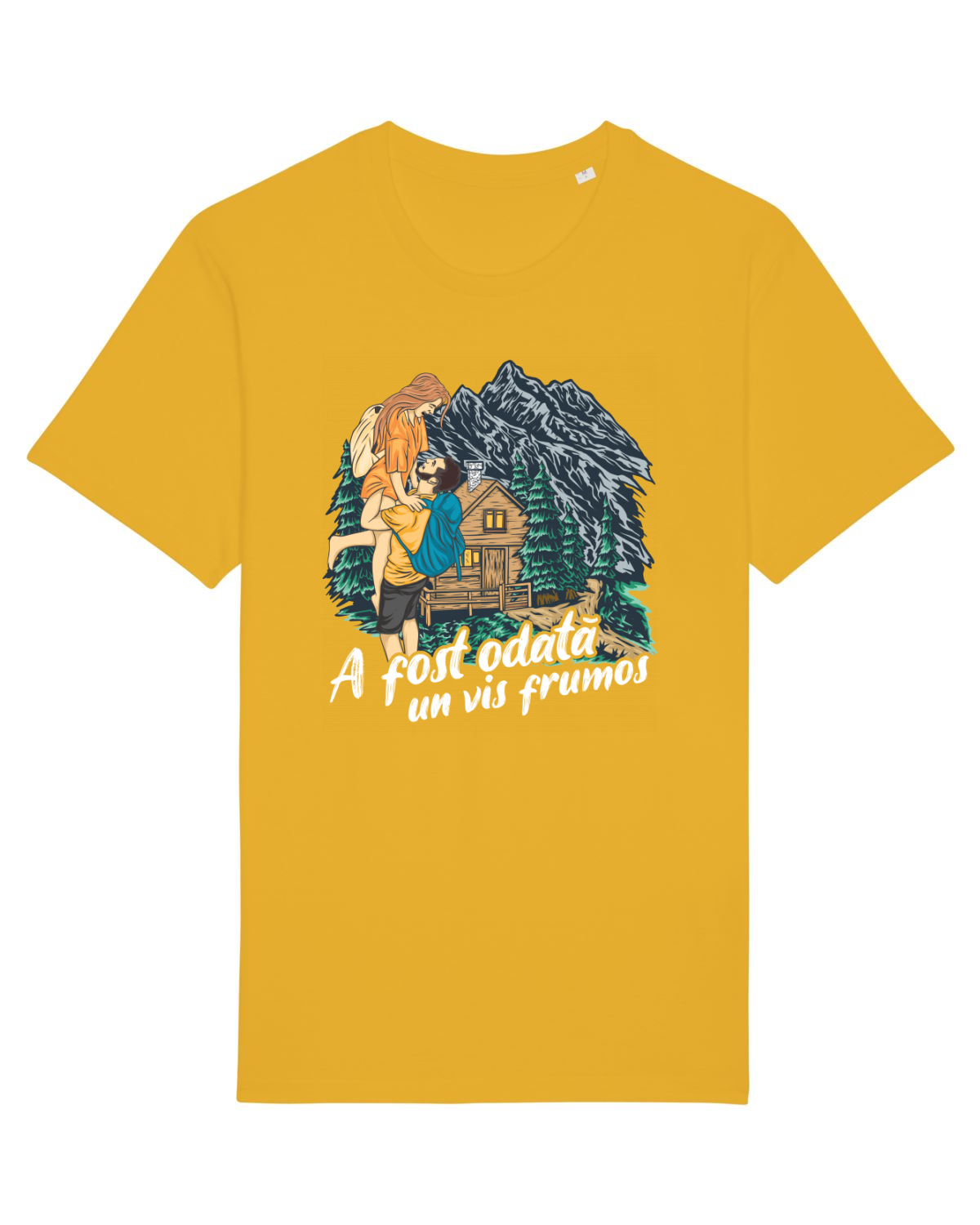 Tricou mânecă scurtă Unisex Rocker Spectra Yellow