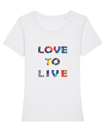 Love to Live White
