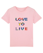 Love to Live Tricou mânecă scurtă  Copii Mini Creator