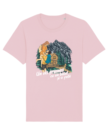 Vis frumos cu un băiat și-o fată Cotton Pink