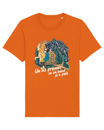 Vis frumos cu un băiat și-o fată Bright Orange