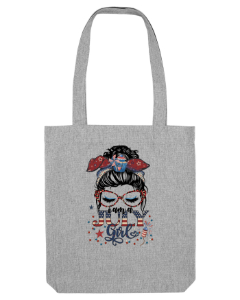 I am a July Girl - Summer USA Heather Grey
