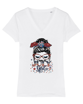 I am a July Girl - Summer USA White