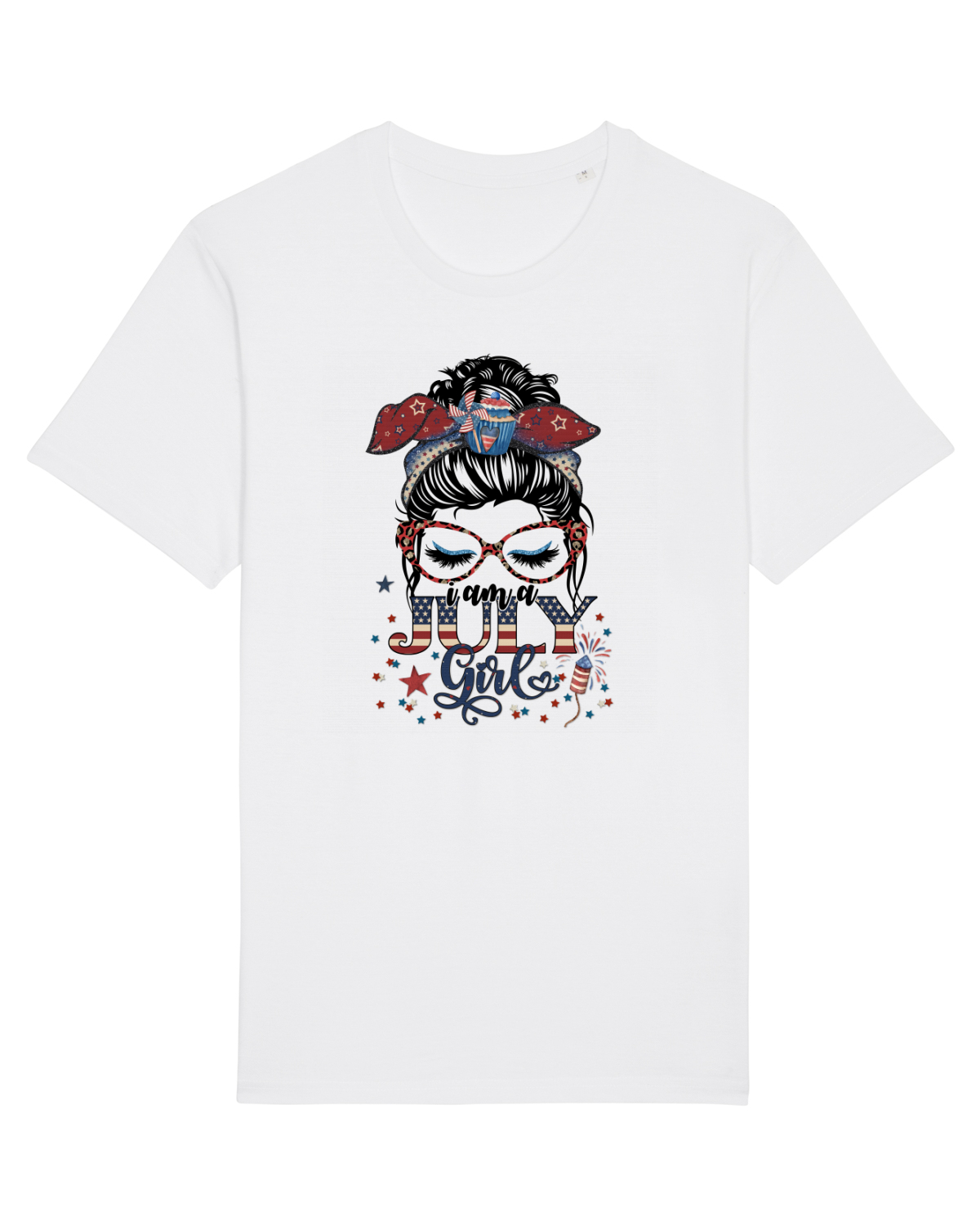Tricou mânecă scurtă Unisex Rocker White