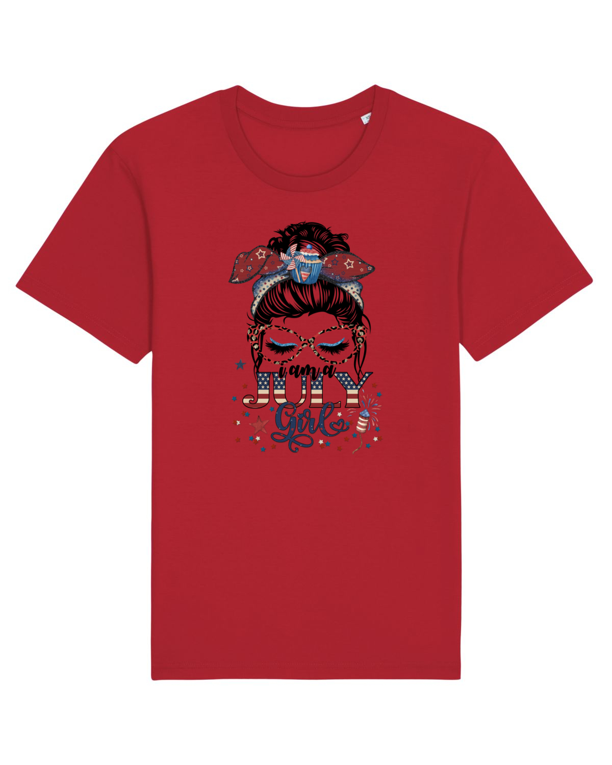 Tricou mânecă scurtă Unisex Rocker Red