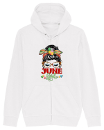 I am a June Girl Gemeni Gemini Hanorac cu fermoar Unisex Connector