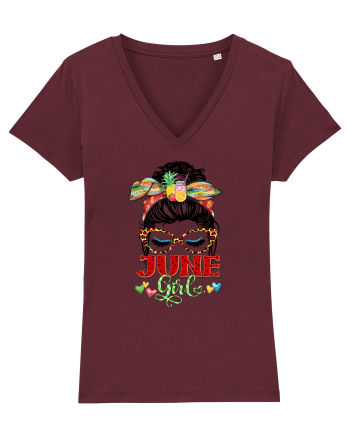 I am a June Girl Gemeni Gemini Burgundy