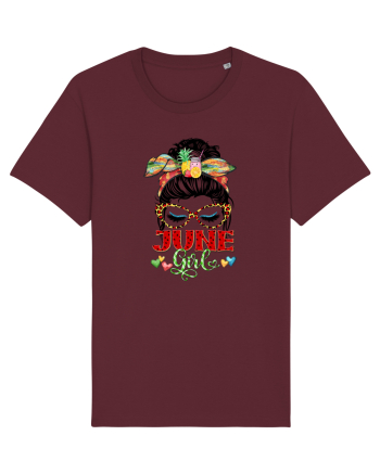 I am a June Girl Gemeni Gemini Burgundy