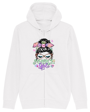 I am a March Girl - Spring Pesti Pisces White