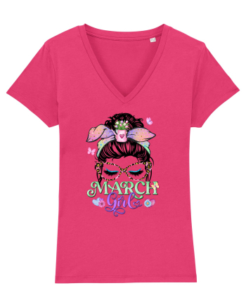 I am a March Girl - Spring Pesti Pisces Raspberry