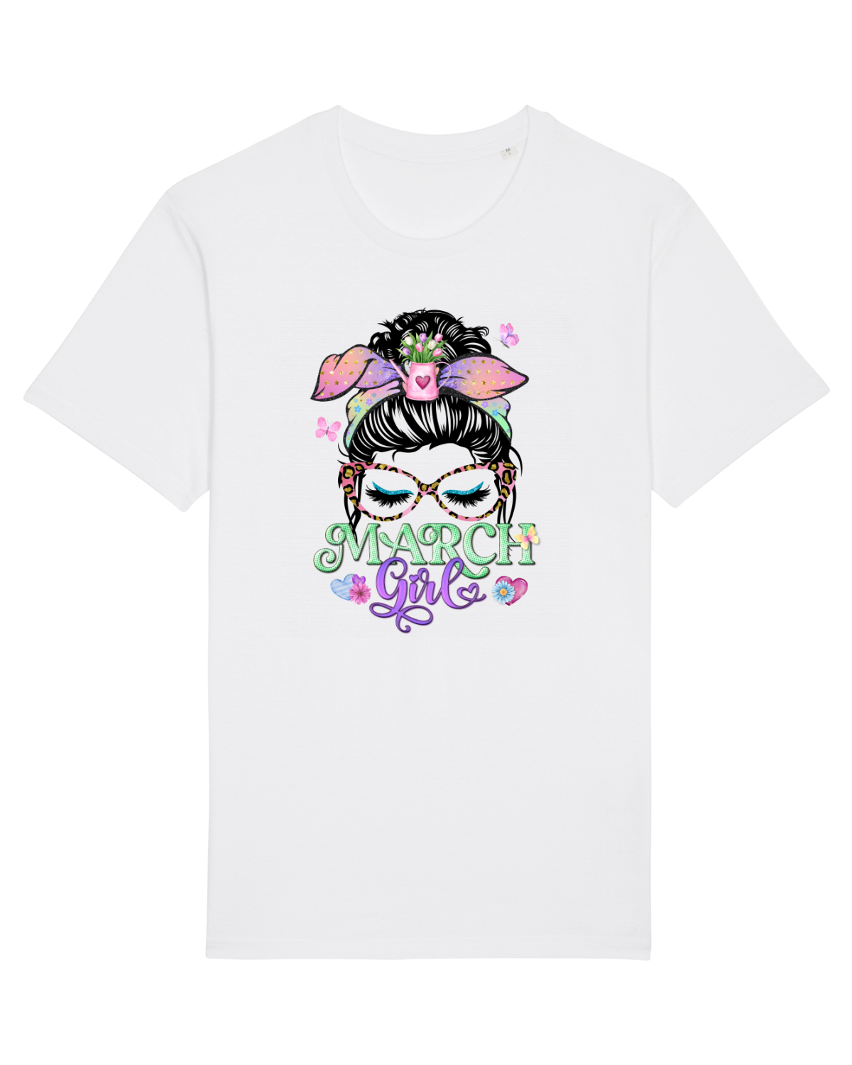 Tricou mânecă scurtă Unisex Rocker White
