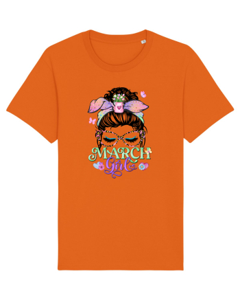 I am a March Girl - Spring Pesti Pisces Bright Orange